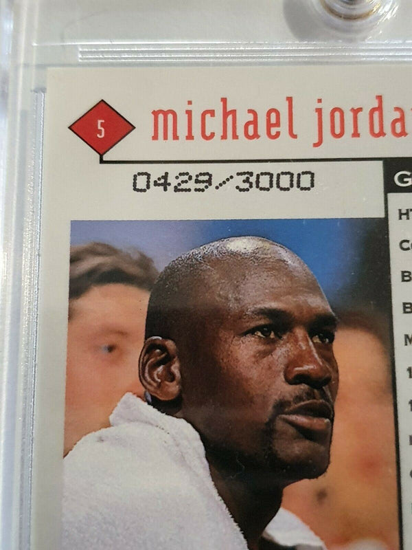 1998 UD Michael Jordan Black Diamond #5 DOUBLE RED /3000 - Ready to Grade