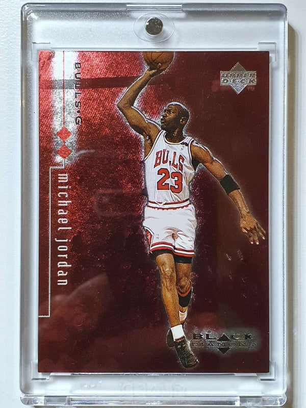 1998 UD Michael Jordan Black Diamond #8 DOUBLE RED /3000 - Ready to Grade