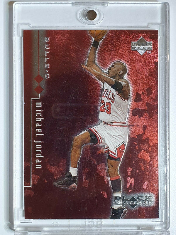 1998 UD Michael Jordan Black Diamond #9 DOUBLE RED /3000 - Ready to Grade