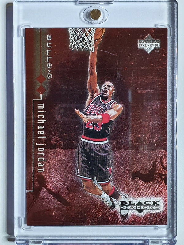 1998 UD Michael Jordan Black Diamond #12 DOUBLE RED /3000 - Ready to Grade