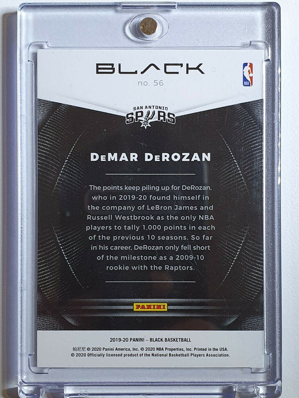 2019 Panini Black DeMar DeRozan #56 DIAMOND AWE /25 - Ready to Grade