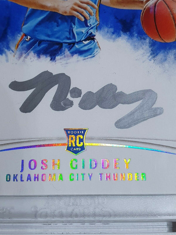2021 Origins Josh Giddey Rookie AUTO BLUE /35 Silver Ink On Card ...