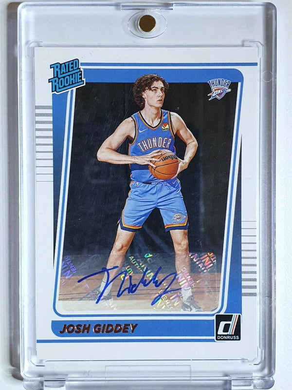 2021 Panini Donruss Josh Giddey AUTO Rated Rookie Autograph - Ready to Grade