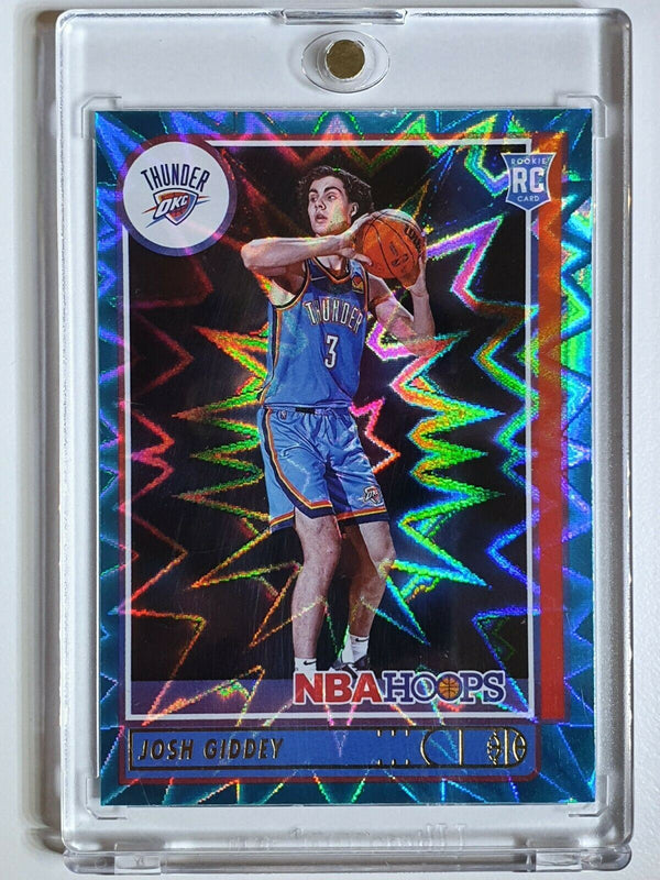 2021 NBA Hoops Josh Giddey Rookie #202 TEAL EXPLOSION Prizm - Ready to Grade