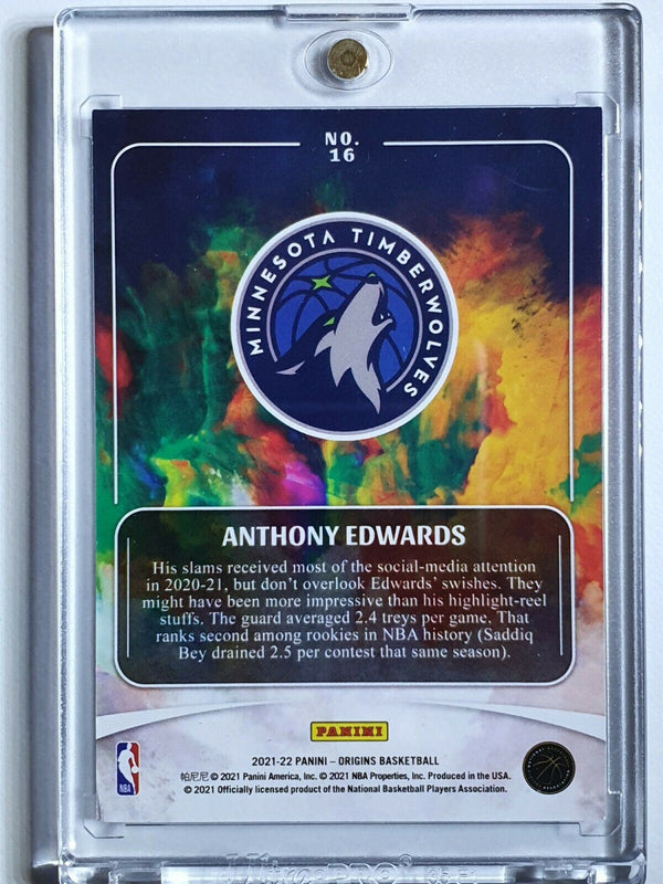 2021 Panini Origins Anthony Edwards #16 RED Edition - Ready to Grade