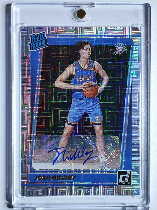 2021 Donruss Josh Giddey AUTO CHOICE PRIZM Rated Rookie Autograph - Rare