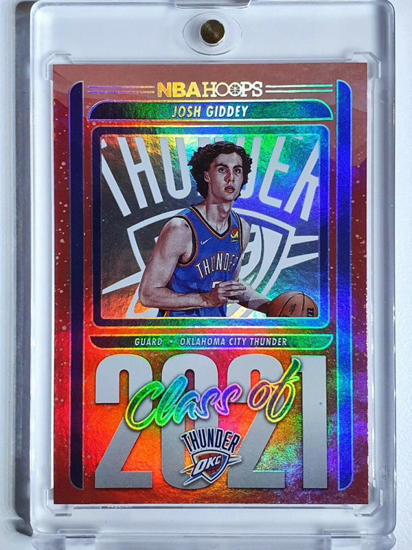 2021 NBA Hoops Josh Giddey Rookie #16 WINTER HOLO RC Class of 2021 - Rare