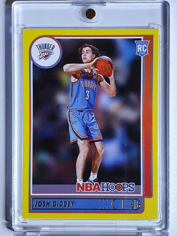 2021 NBA Hoops Josh Giddey Rookie #202 YELLOW Edition RC - Ready to Grade