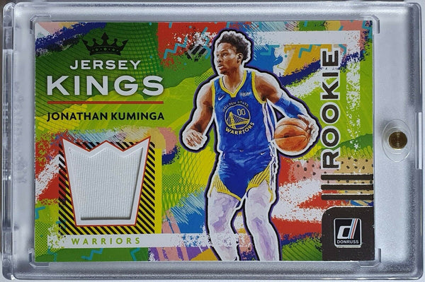 2021 Donruss Jonathan Kuminga Rookie #PATCH Jersey Kings RC - Ready to Grade