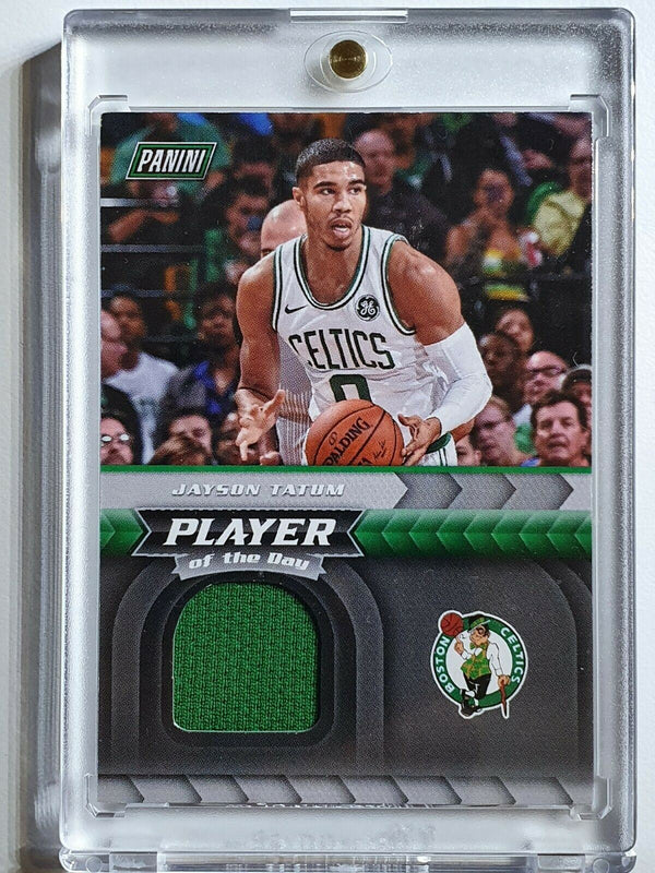 2017 Panini Jayson Tatum Rookie #PATCH Player of the Day RC - Rare