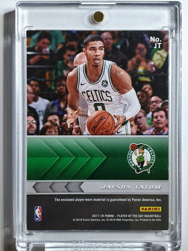 2017 Panini Jayson Tatum Rookie #PATCH Player of the Day RC - Rare