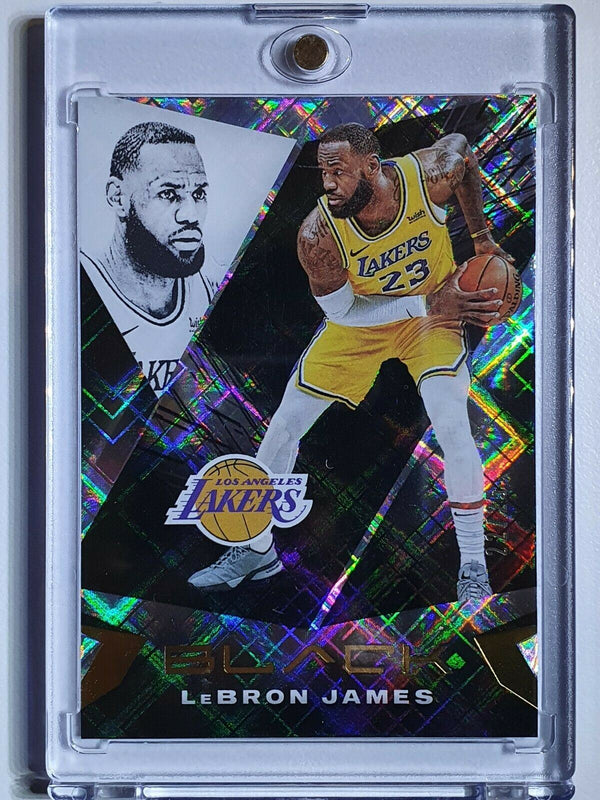 2020 Panini Black LeBron James #48 DIAMOND AWE Prizm /25 - Ready to Grade