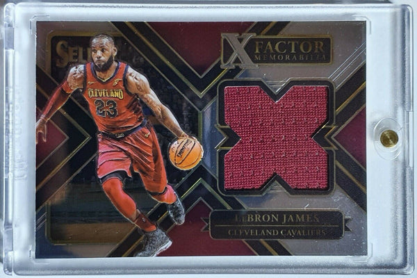 2017 Panini Select LeBron James #PATCH Game Worn Jersey - Ready to Grade