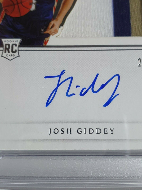 2021 National Treasures Josh Giddey Rookie #PATCH AUTO /35 - PSA 9 (POP 1)