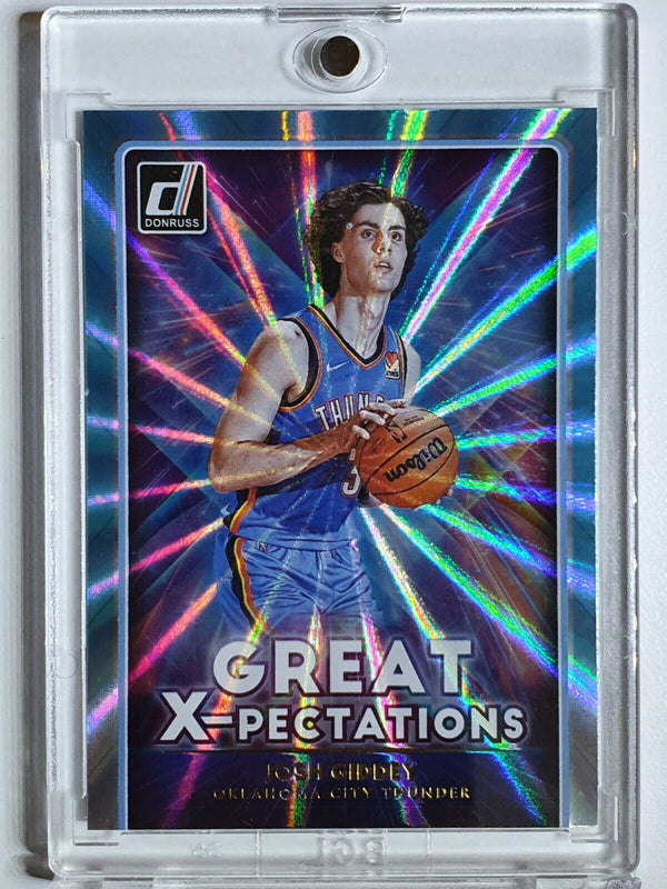 2021 Donruss Josh Giddey Rookie TEAL HOLO Great Xpectations - Ready to Grade