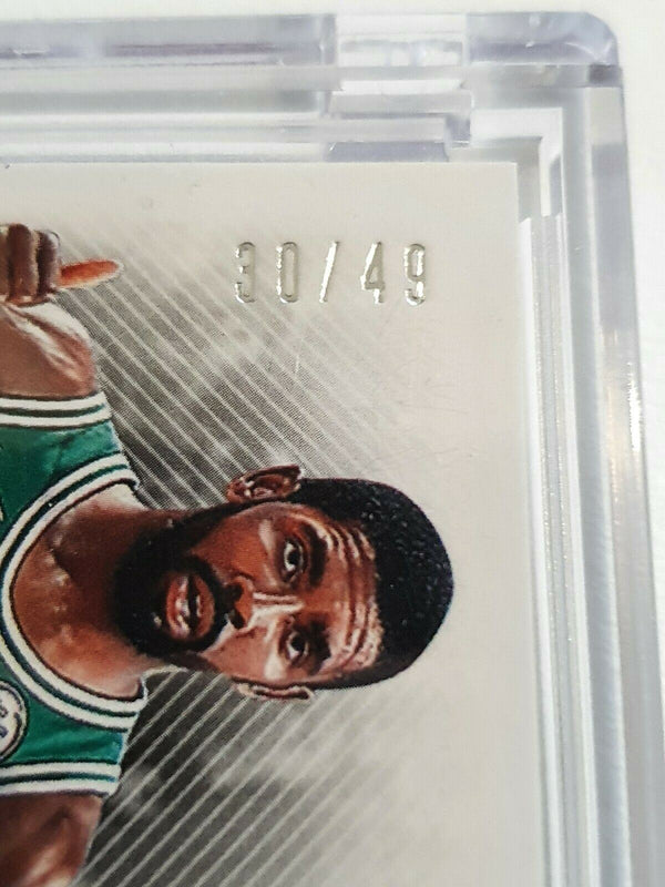 2017 National Treasure Kyrie Irving #PATCH /49 Game Worn Jersey - Ready to Grade