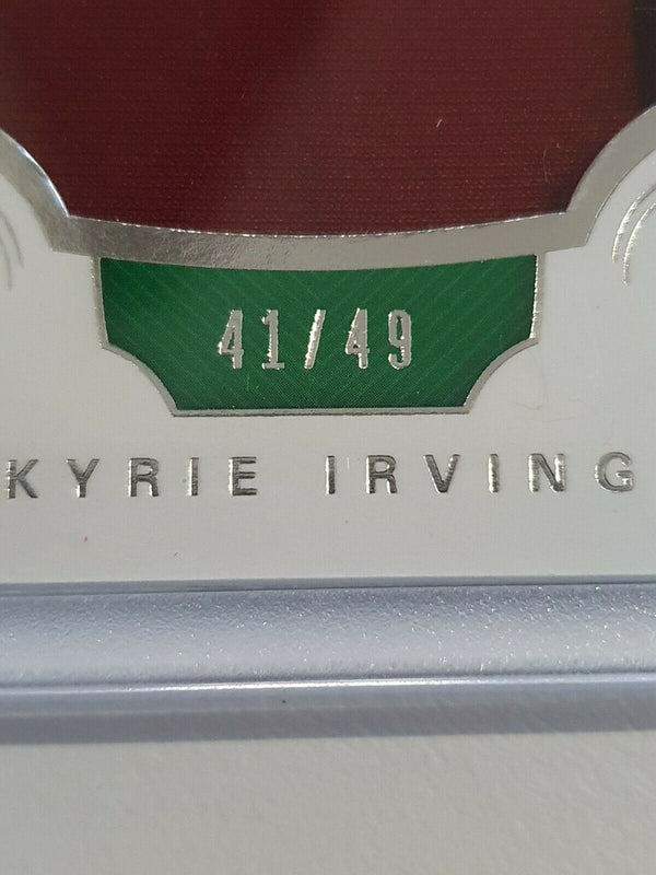 2017 Panini National Treasure Kyrie Irving #PATCH /49 Game Worn Jersey - Rare