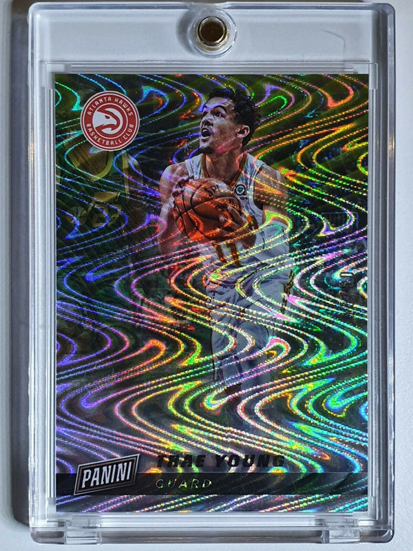 2019 Panini Trae Young #8 SWIRLORAMA /50 Holo Cyber Monday - Ready for Grading