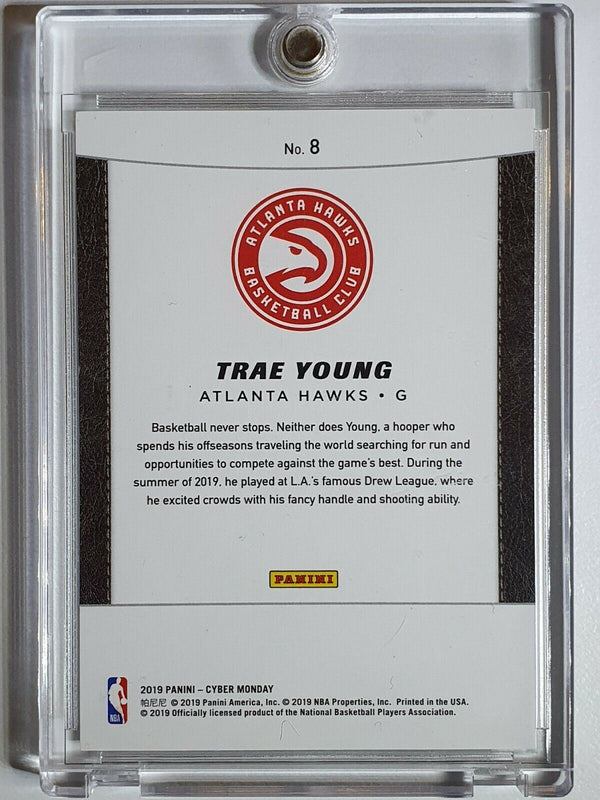 2019 Panini Trae Young #8 SWIRLORAMA /50 Holo Cyber Monday - Ready for Grading