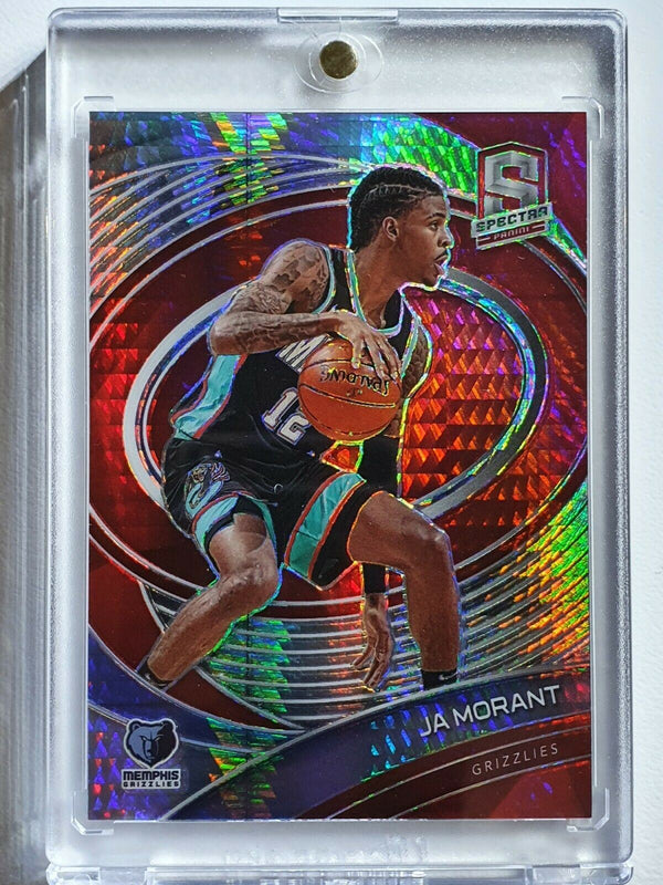 2020 Spectra Ja Morant #44 VARIATION RED Prizm - Ready to Grade