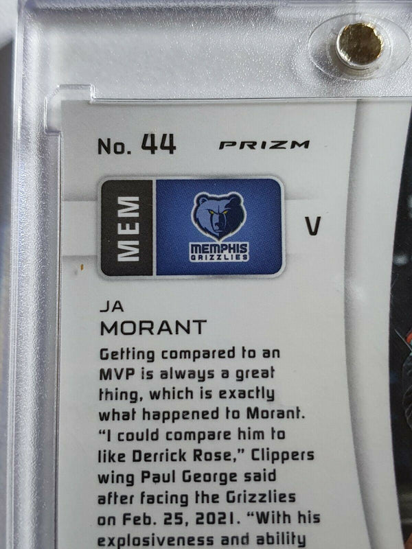 2020 Spectra Ja Morant #44 VARIATION RED Prizm - Ready to Grade