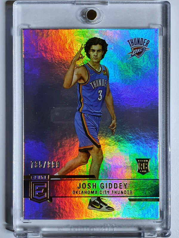 2021 Donruss Elite Josh Giddey Rookie #243 HOLO /999 - Ready to Grade