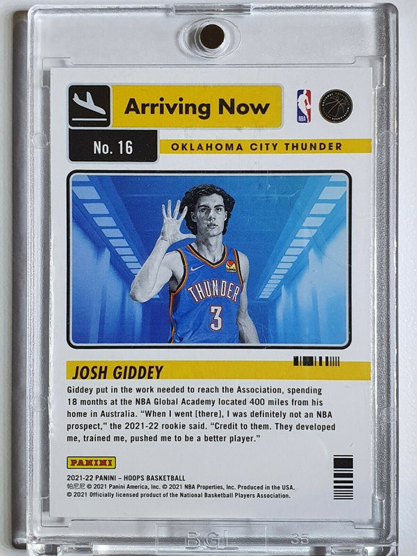 2021 NBA Hoops Josh Giddey Rookie #16 WINTER HOLO Arriving Now - Ready to Grade