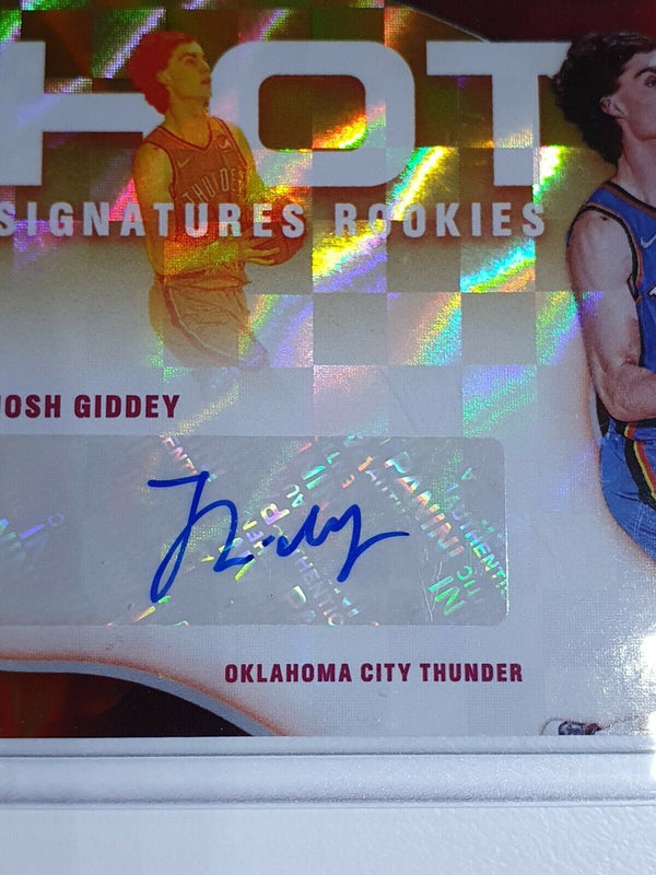 2021 NBA Hoops Josh Giddey AUTO HOLO Rookie Signatures - Ready to Grade