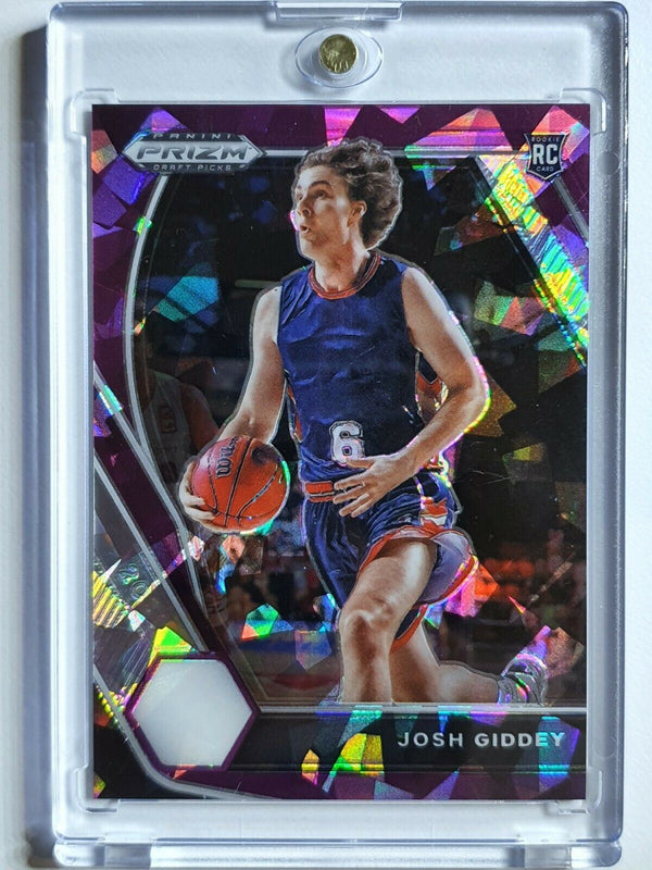 2021 Prizm Josh Giddey Rookie #17 PURPLE ICE /149 Variation Draft Picks