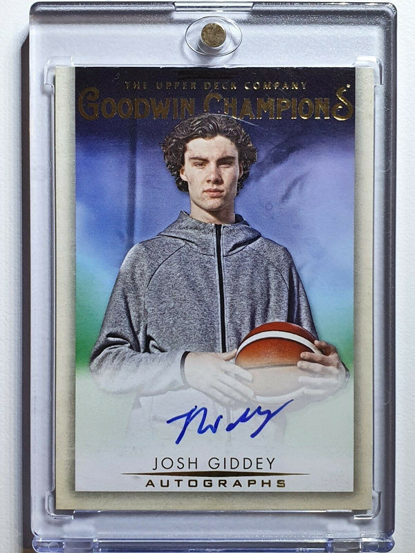 2021 Upper Deck Josh Giddey Rookie AUTO Goodwin Champions Autograph - Rare