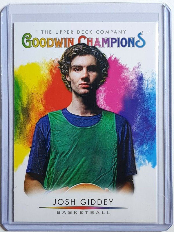 2021 Upper Deck Josh Giddey Rookie #149 Splash Of Color - Goodwin Champions