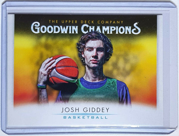 2021 Upper Deck Josh Giddey Rookie #86 Horizontal RC - Goodwin Champions