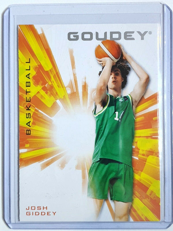 2021 Upper Deck Josh Giddey Rookie #G49 Sunburst RC - Goodwin Champions