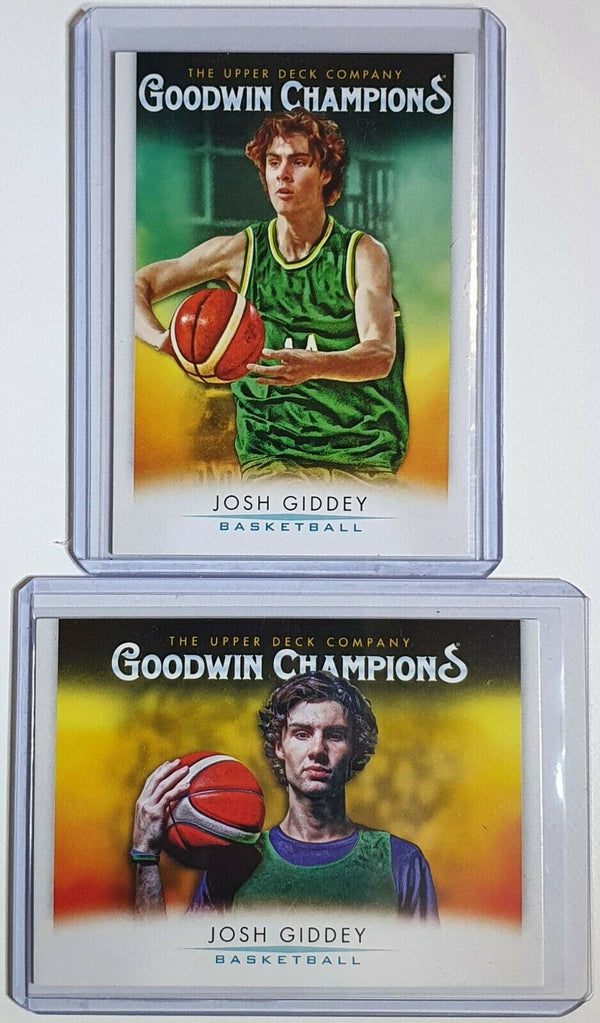 2021 Upper Deck Josh Giddey Rookie #26 #86 Lot of 2 RCs - Goodwin Champions