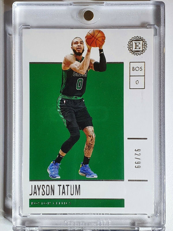 2019 Panini Encased Jayson Tatum SILVER /99 - Ready to Grade