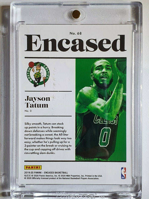 2019 Panini Encased Jayson Tatum SILVER /99 - Ready to Grade