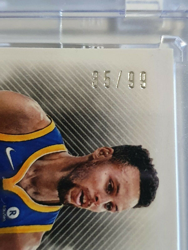 2017 Panini National Treasures Stephen Curry #PATCH /99 Game Worn Jersey - Rare