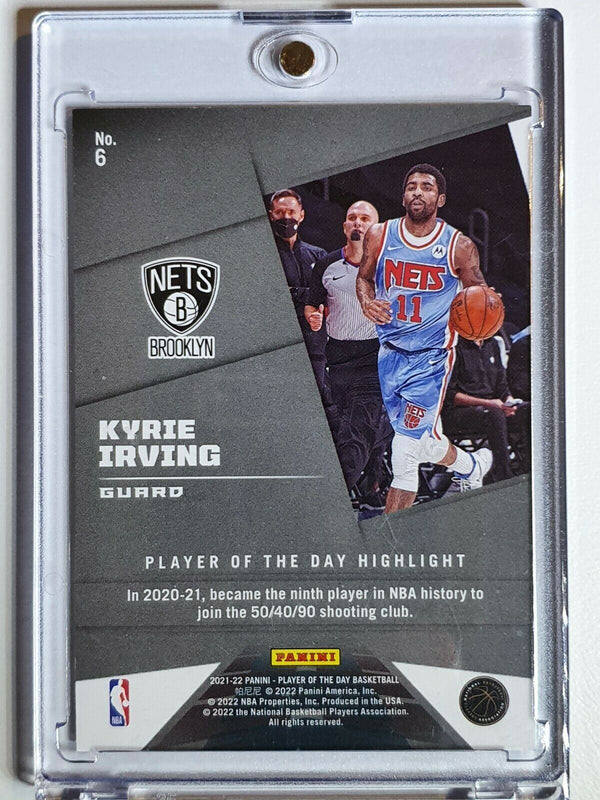 2021 Panini Kyrie Irving #6 MOON LAVA /199 Player of the Day - Ready to Grade