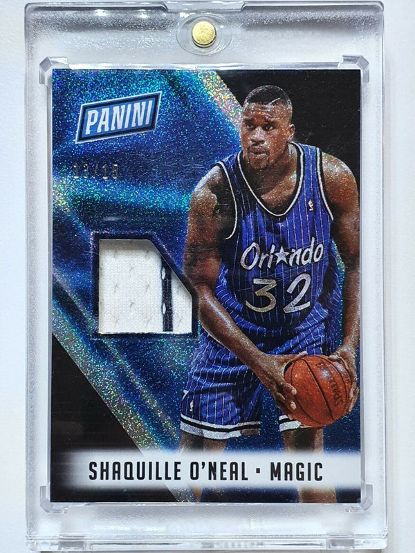 2018 Panini Shaquille O'Neal #PATCH COSMIC HOLO /15 Worn 2 Color Stripe - Rare