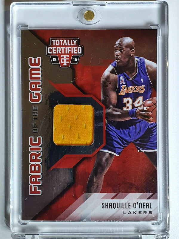 2015 Totally Certified Shaquille O'Neal #PATCH /99 Game Worn Jersey - Rare