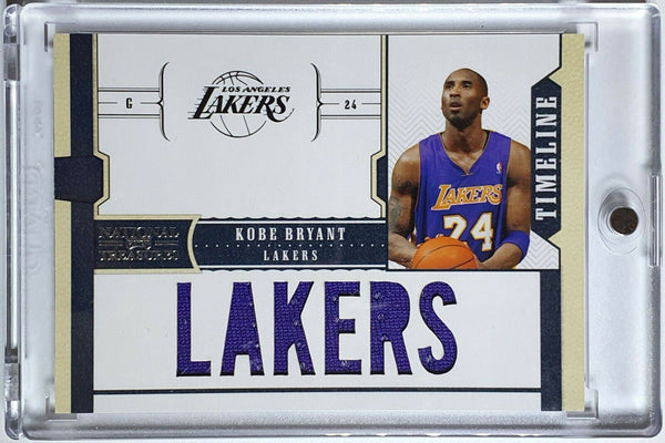 2010 National Treasure Kobe Bryant #PATCH /99 Game Worn Jersey - Rare