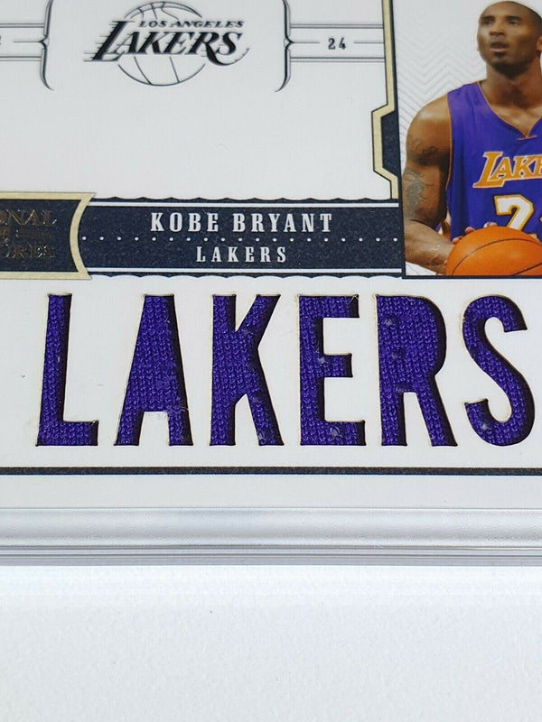 2010 National Treasure Kobe Bryant #PATCH /99 Game Worn Jersey - Rare