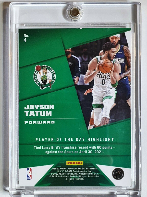 2021 Panini Jayson Tatum #6 CRACKED ICE /25 Player of the Day - Ready to Grade