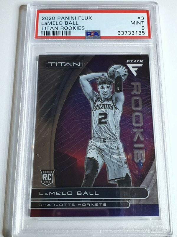 2020 Flux Lamelo Ball Rookie #3 TITAN SP Uncirculated - PSA 9 (POP 2)