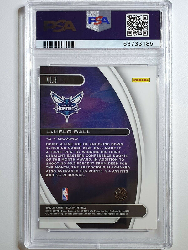 2020 Flux Lamelo Ball Rookie #3 TITAN SP Uncirculated - PSA 9 (POP 2)