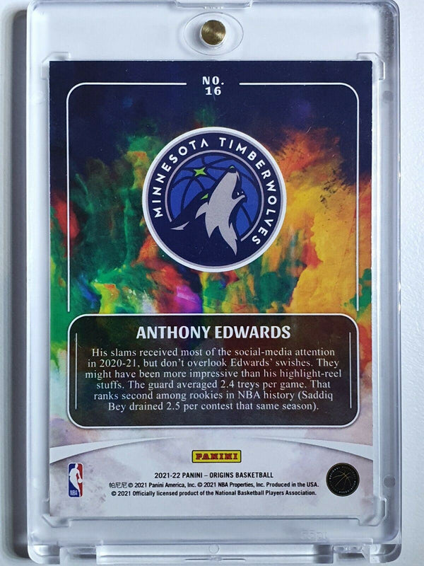 2021 Panini Origins Anthony Edwards #16 - Ready to Grade