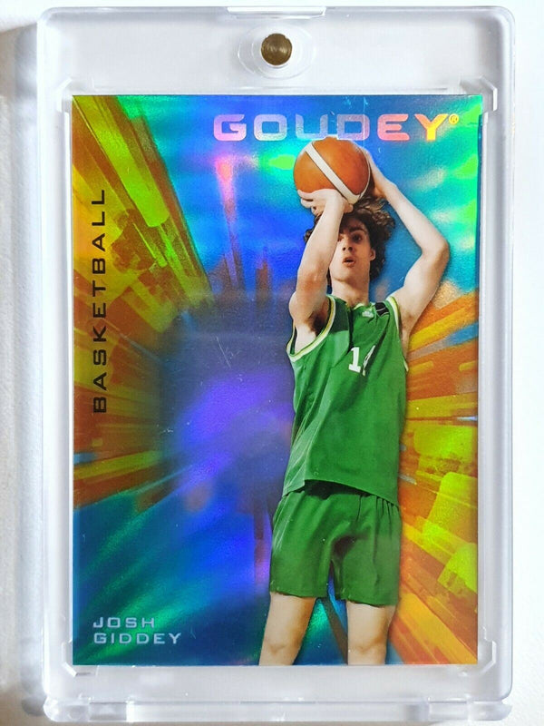 2021 Upper Deck Josh Giddey Rookie BLUE HOLO Goodwin Champions - Ready to Grade