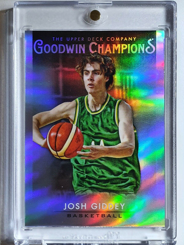 2021 Upper Deck Josh Giddey Rookie SILVER HOLO Goodwin Champions