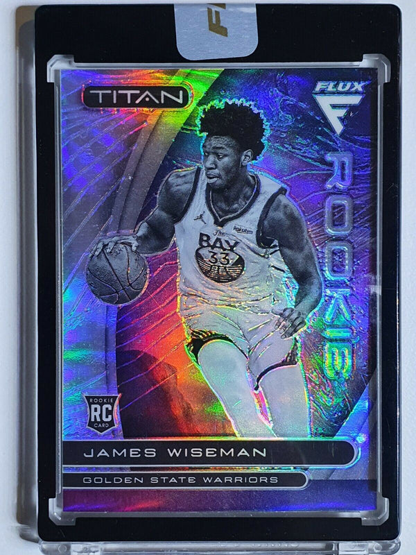 2020 Flux James Wiseman #10 Rookie Titan SILVER Prizm Uncirculated Encased RC