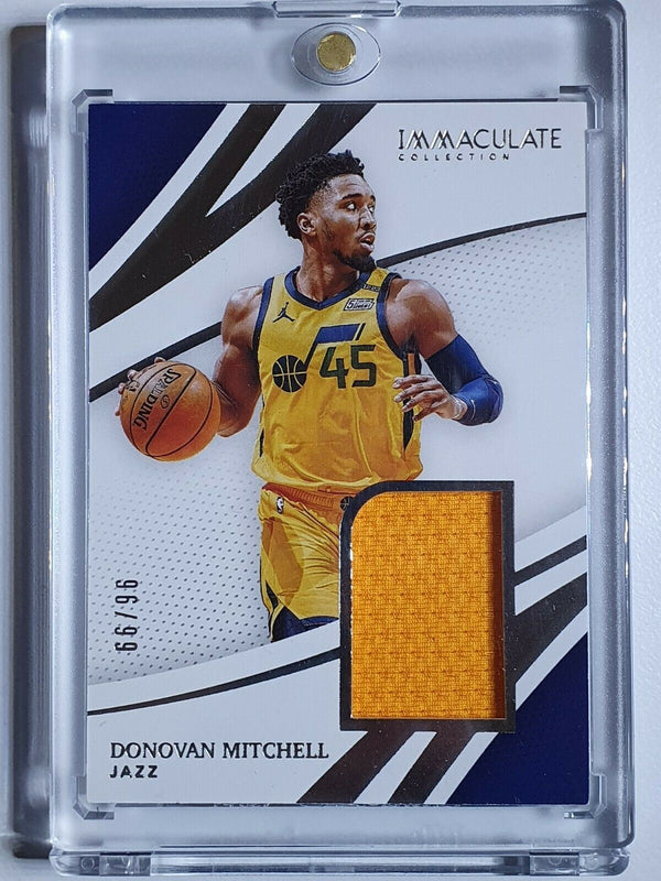 2020 Panini Immaculate Donovan Mitchell #PATCH /99 Game Worn - Rare